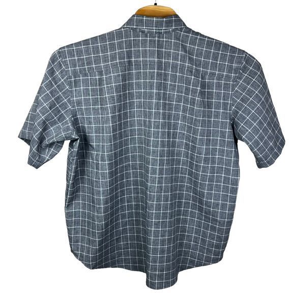 Orvis Mens Gray Check Short Sleeve Button Up Performance Shirt XXL - Picture 3 of 6